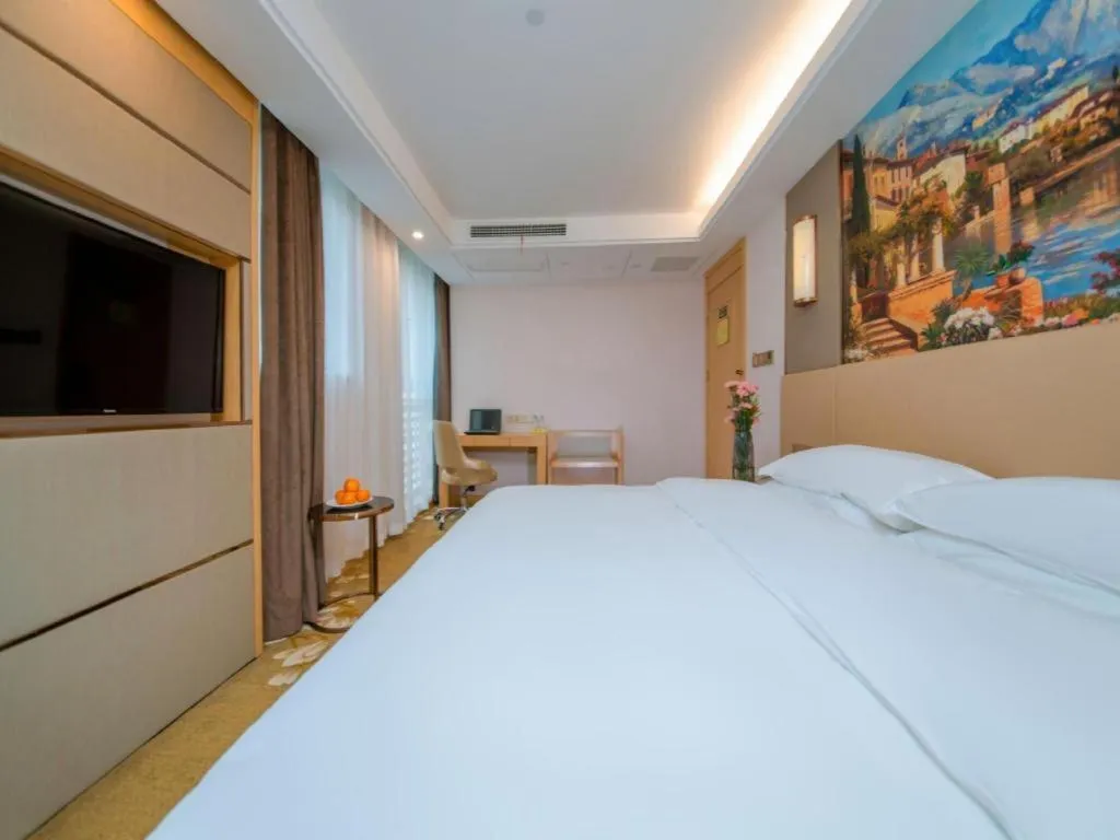Bed in Vienna Hotel Wuhan Wenhua Avenue Jiangxia Keting Metro Station