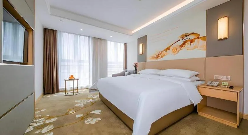 Bed in Vienna Hotel Wuhan Wenhua Avenue Jiangxia Keting Metro Station