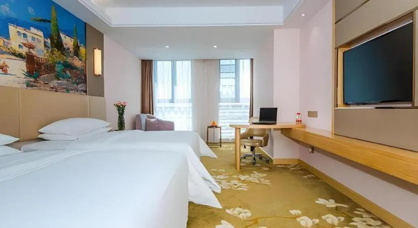 Bed in Vienna Hotel Wuhan Wenhua Avenue Jiangxia Keting Metro Station