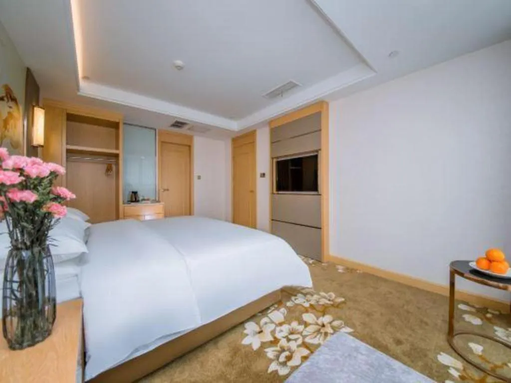 Bed in Vienna Hotel Wuhan Wenhua Avenue Jiangxia Keting Metro Station