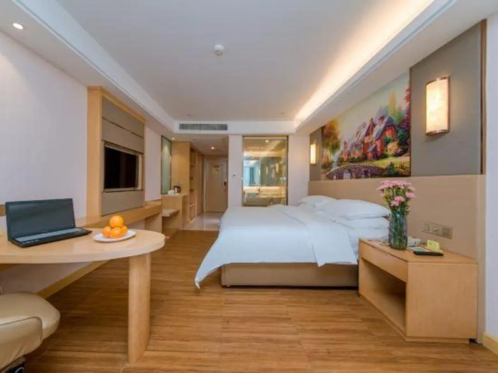 Bed in Vienna Hotel Wuhan Wenhua Avenue Jiangxia Keting Metro Station