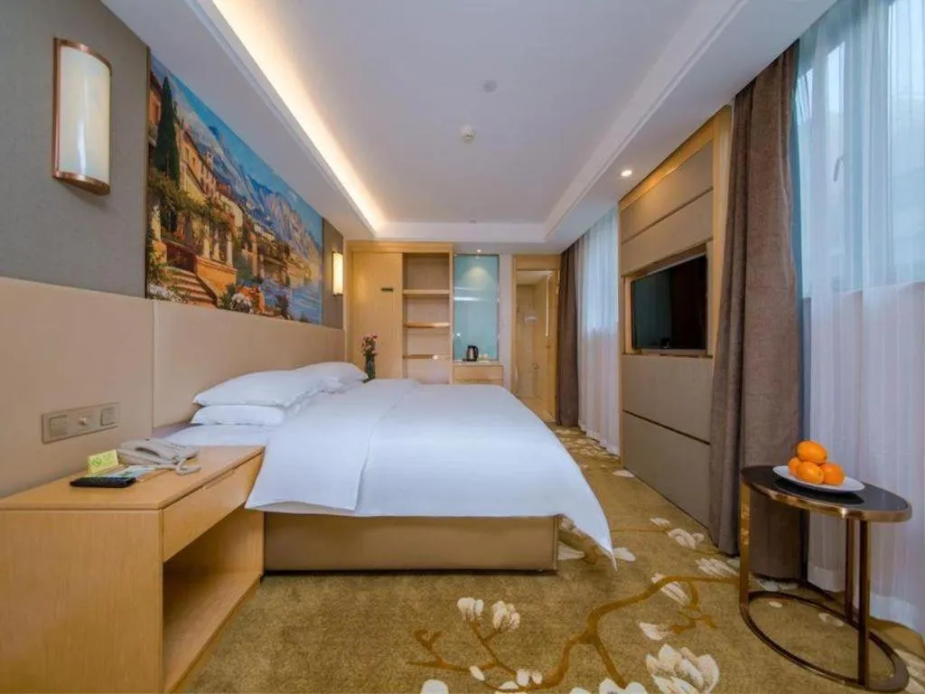 Bed in Vienna Hotel Wuhan Wenhua Avenue Jiangxia Keting Metro Station