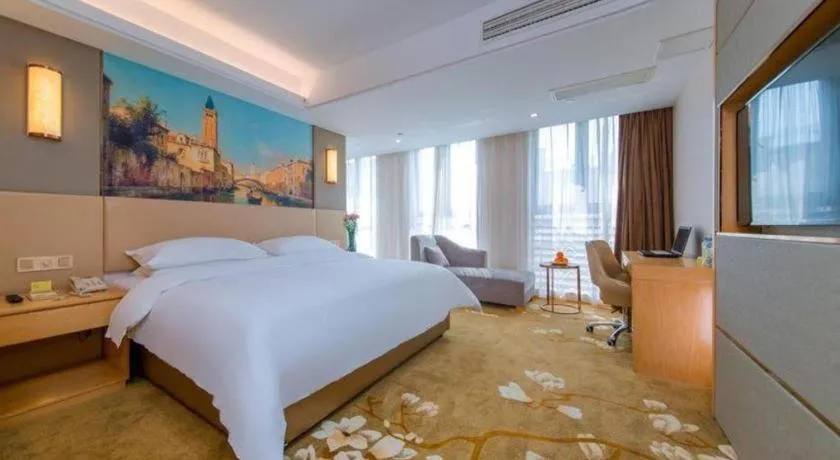 Bed in Vienna Hotel Wuhan Wenhua Avenue Jiangxia Keting Metro Station