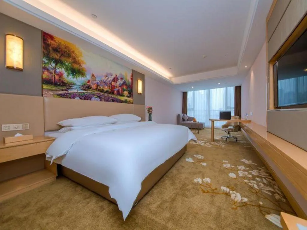 Bed in Vienna Hotel Wuhan Wenhua Avenue Jiangxia Keting Metro Station