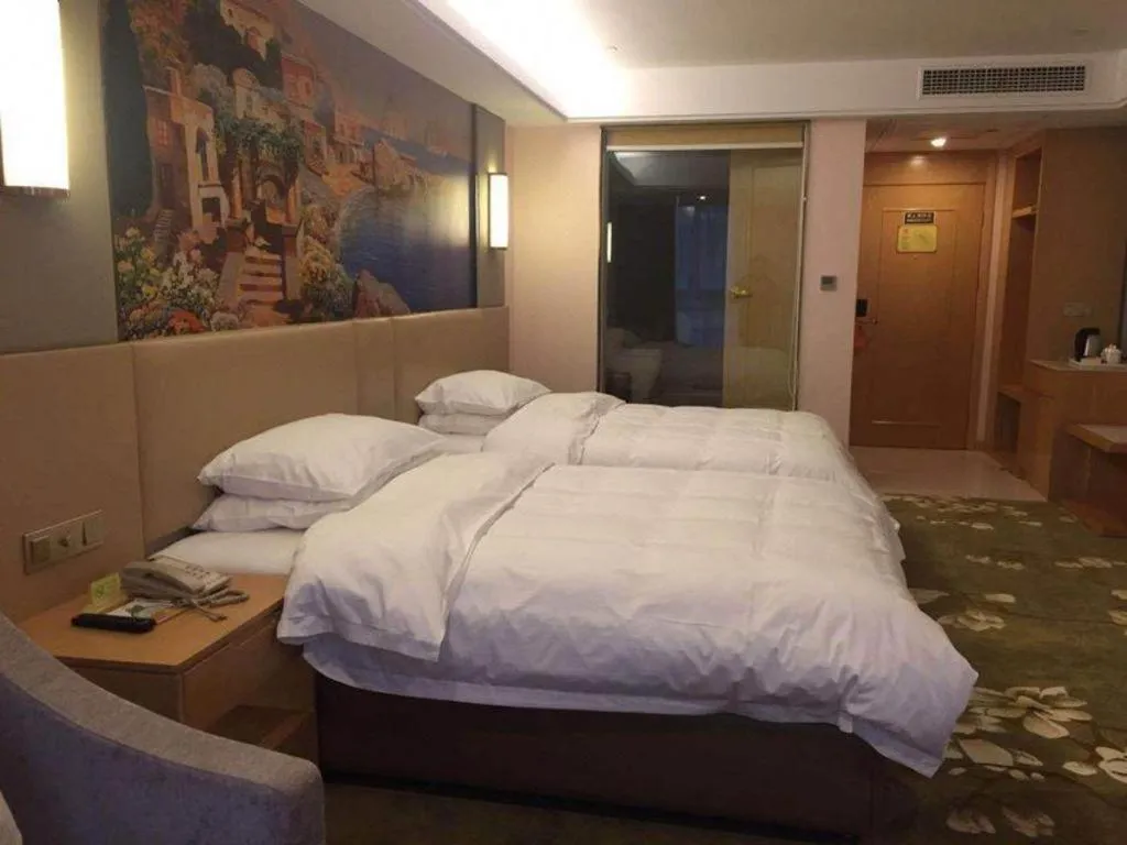 Bed in Vienna Hotel Wuhan Wenhua Avenue Jiangxia Keting Metro Station
