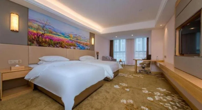 Bed in Vienna Hotel Wuhan Wenhua Avenue Jiangxia Keting Metro Station