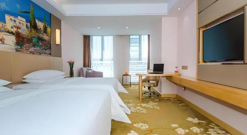 Bed in Vienna Hotel Wuhan Wenhua Avenue Jiangxia Keting Metro Station