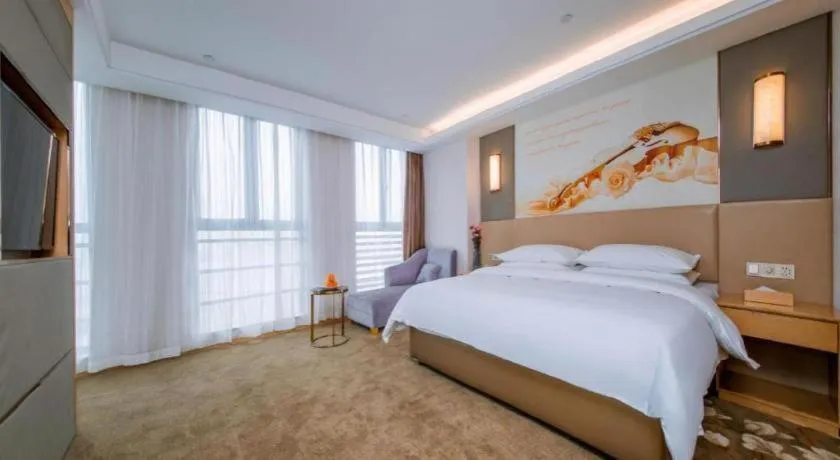 Bed in Vienna Hotel Wuhan Wenhua Avenue Jiangxia Keting Metro Station