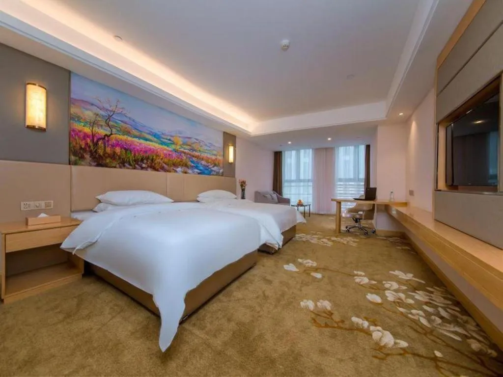 Bed in Vienna Hotel Wuhan Wenhua Avenue Jiangxia Keting Metro Station