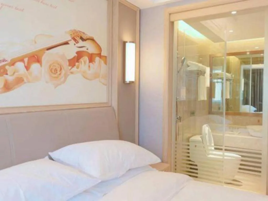 Bed in Vienna Hotel Zhejiang Lishui Qingtian Post Building