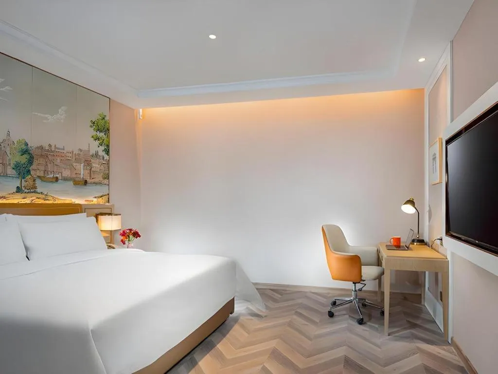 Bed in Vienna Hotel Beijing Changping Science and Technology Park