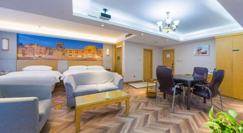 Bed in Vienna Hotel Shandong Qingzhou Ancient City