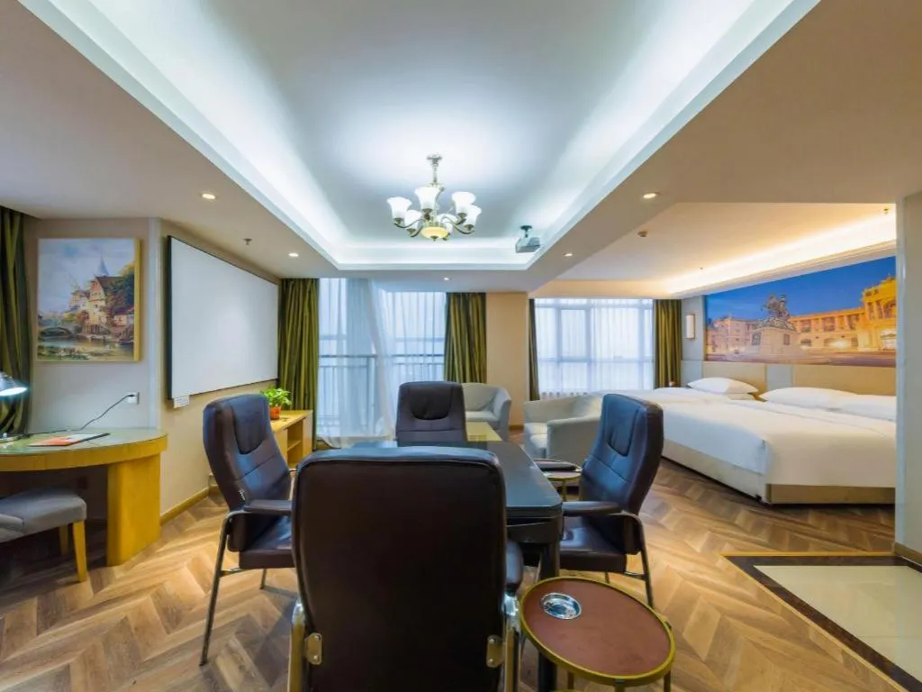 Bed in Vienna Hotel Shandong Qingzhou Ancient City