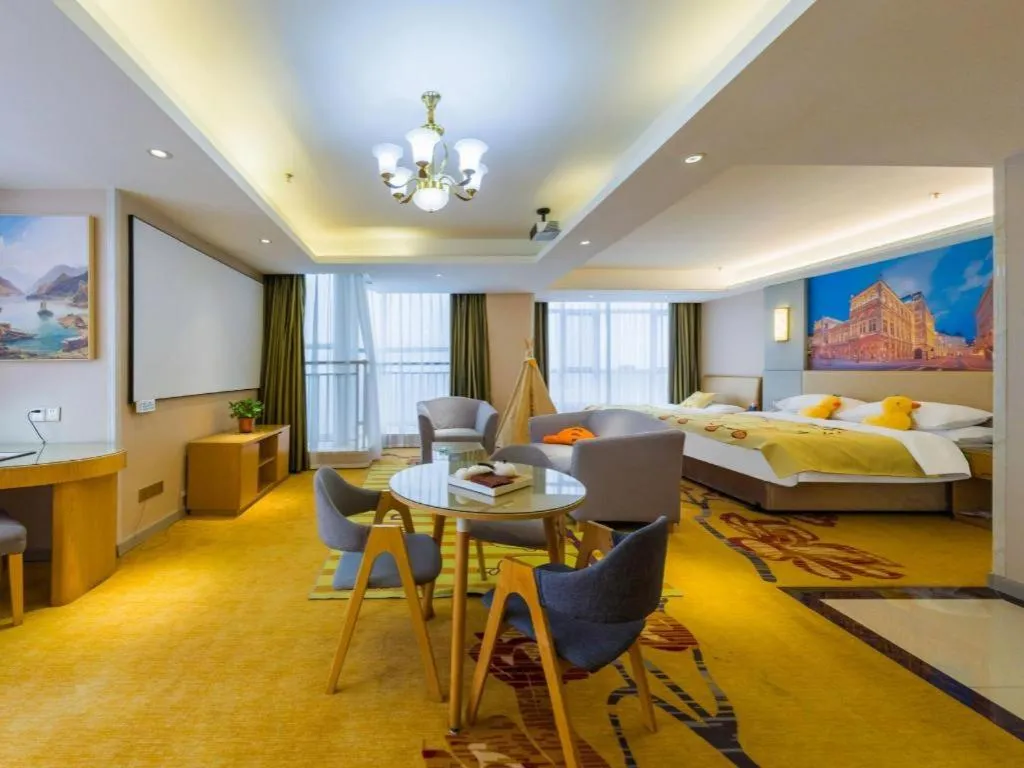 Bed in Vienna Hotel Shandong Qingzhou Ancient City