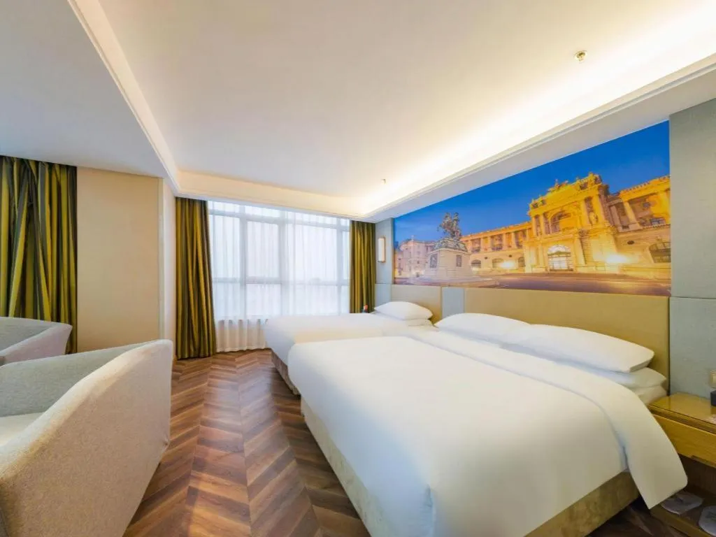 Bed in Vienna Hotel Shandong Qingzhou Ancient City