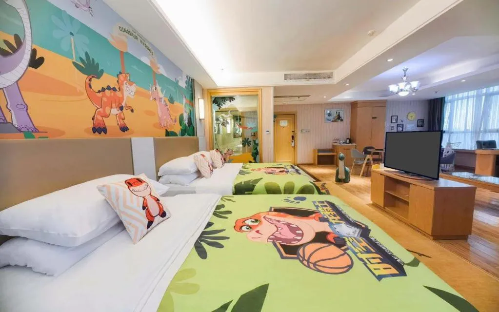 Bed in Vienna Hotel Shandong Qingzhou Ancient City