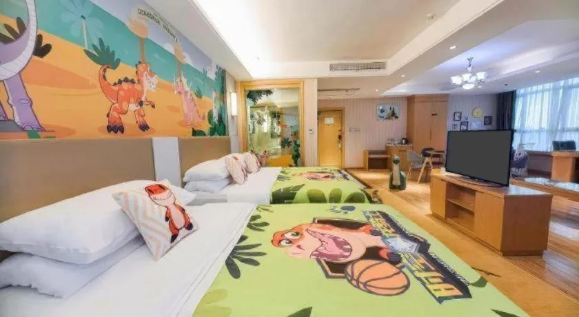 Bed in Vienna Hotel Shandong Qingzhou Ancient City