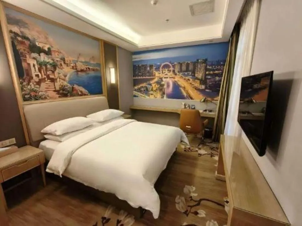 Bed in Vienna Hotel Tianjin Binhai International Airport Free Trade Zone
