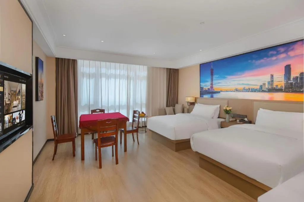 Bed in Vienna Hotel Tianjin Jinzhong Street