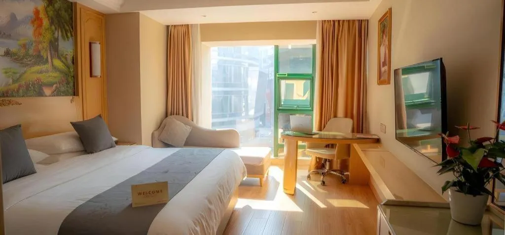 Bed in Vienna Hotel Chongqing Jiefangbei Hongyadong