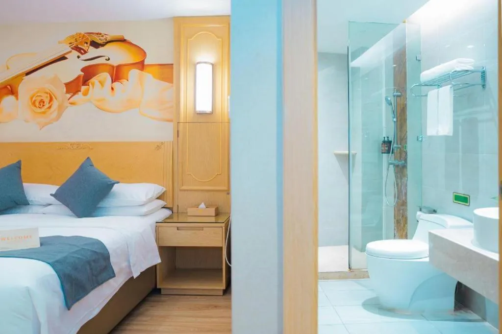 Bed in Vienna Hotel Chongqing Jiefangbei Hongyadong