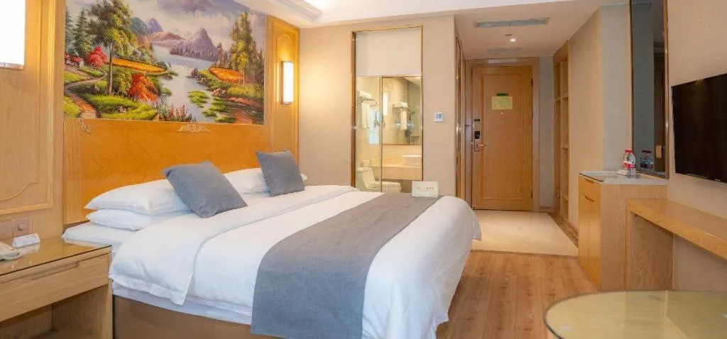 Bed in Vienna Hotel Chongqing Jiefangbei Hongyadong