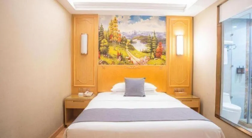 Bed in Vienna Hotel Chongqing Jiefangbei Hongyadong