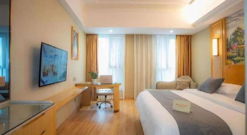 Bed in Vienna Hotel Chongqing Jiefangbei Hongyadong