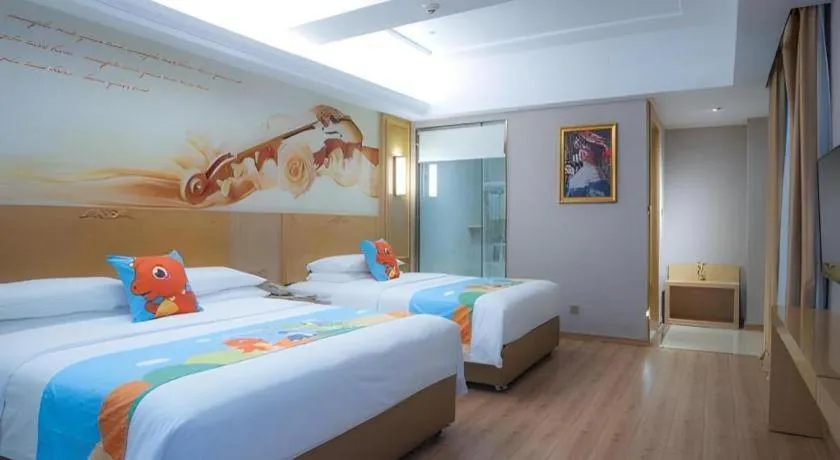 Bed in Vienna Hotel Chongqing Jiefangbei Hongyadong