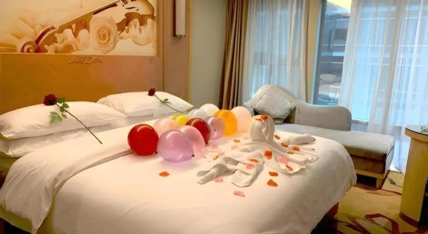 Bed in Vienna Hotel Chongqing Jiefangbei Hongyadong