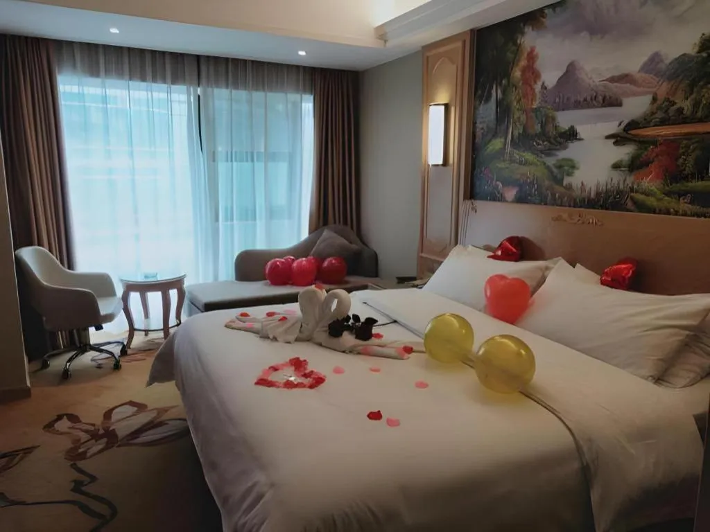 Bed in Vienna Hotel Chongqing Jiefangbei Hongyadong