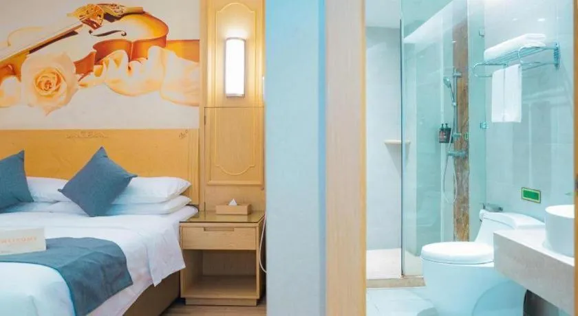 Bed in Vienna Hotel Chongqing Jiefangbei Hongyadong