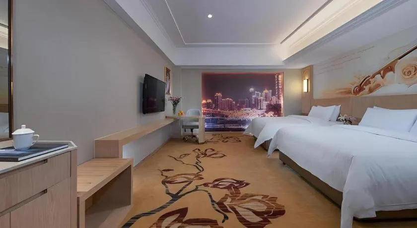 Bed in Vienna Hotel Chongqing Jiefangbei Hongyadong