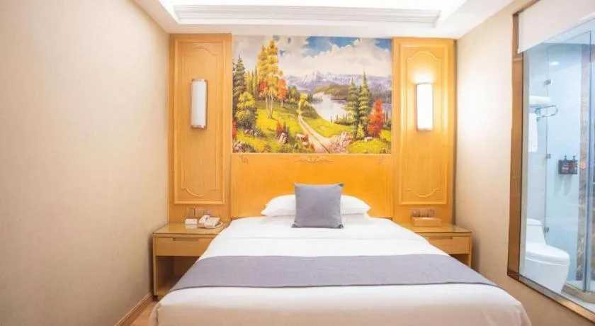 Bed in Vienna Hotel Chongqing Jiefangbei Hongyadong