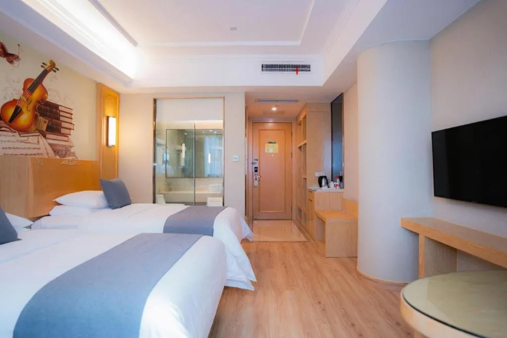 Bed in Vienna Hotel Chongqing Jiefangbei Hongyadong