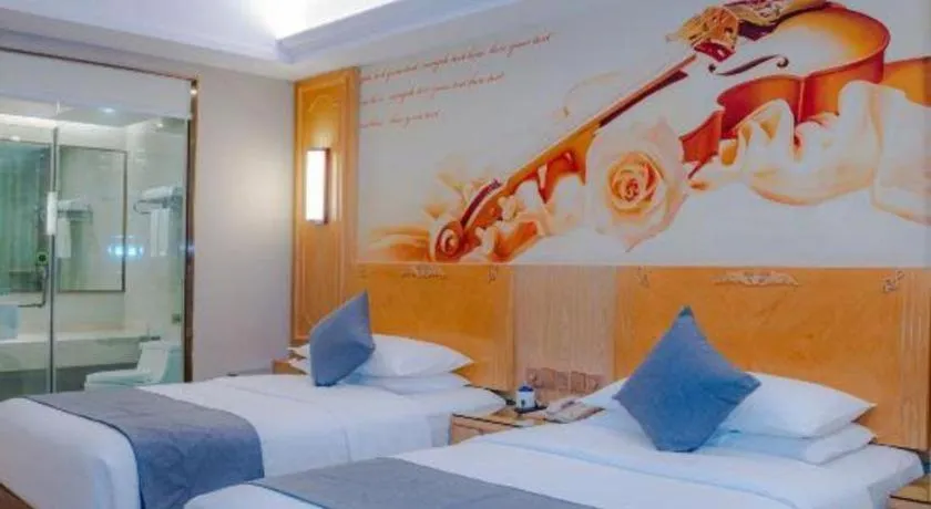 Bed in Vienna Hotel Chongqing Jiefangbei Hongyadong