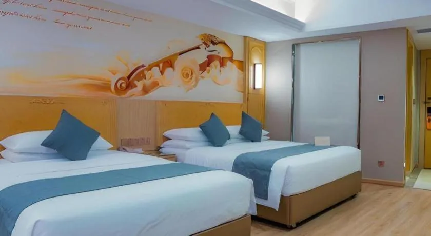 Bed in Vienna Hotel Chongqing Jiefangbei Hongyadong