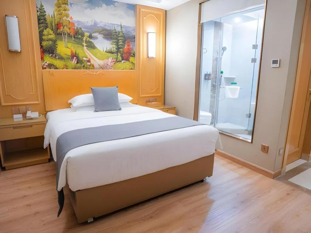 Bed in Vienna Hotel Chongqing Jiefangbei Hongyadong