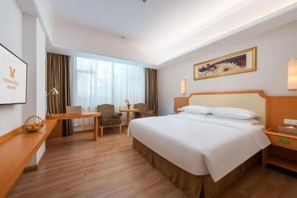 Bed in Vienna Hotel Guangdong Foshan Wenhua North Road