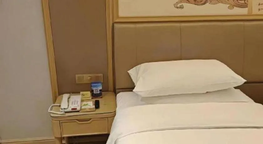Bed in Vienna Hotel Shandong Qingdao Jiaodong International Airport Hai'er Avenue
