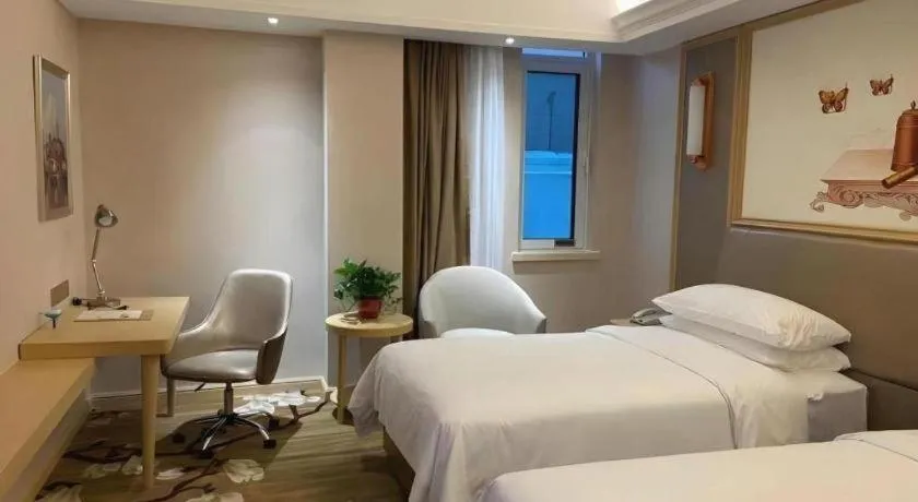 Bed in Vienna Hotel Shandong Qingdao Jiaodong International Airport Hai'er Avenue