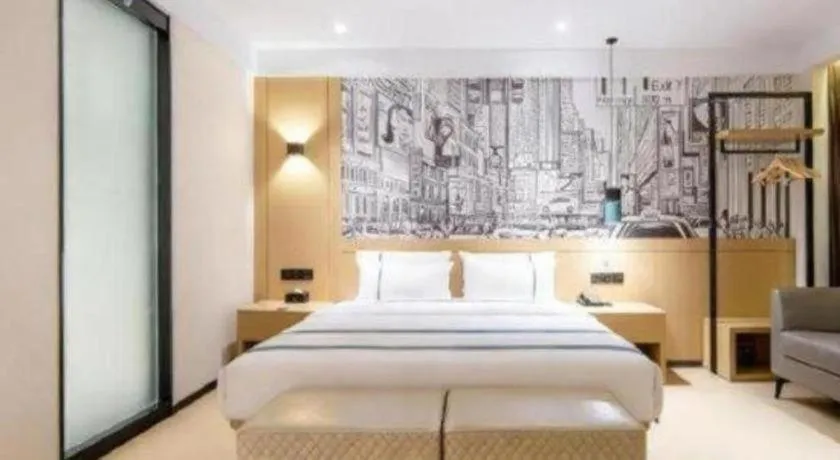 Bed in City Comfort Inn Nanning Kuaihuan Building Materials Market Yongwu Road Metro Station