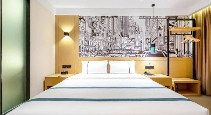 Bed in City Comfort Inn Nanning Kuaihuan Building Materials Market Yongwu Road Metro Station