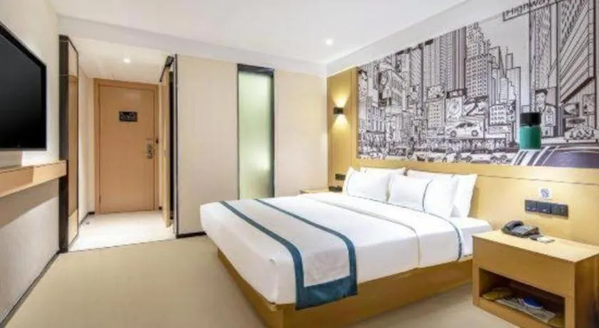 Bed in City Comfort Inn Nanning Kuaihuan Building Materials Market Yongwu Road Metro Station
