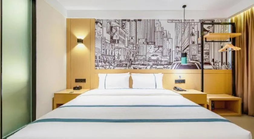 Bed in City Comfort Inn Nanning Kuaihuan Building Materials Market Yongwu Road Metro Station