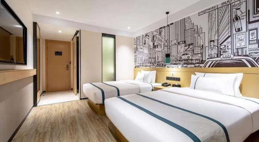 Bed in City Comfort Inn Nanning Kuaihuan Building Materials Market Yongwu Road Metro Station