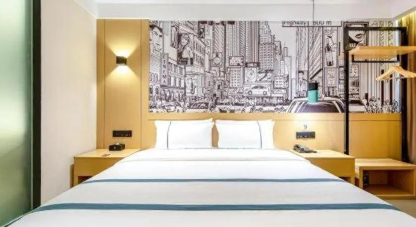 Bed in City Comfort Inn Nanning Kuaihuan Building Materials Market Yongwu Road Metro Station