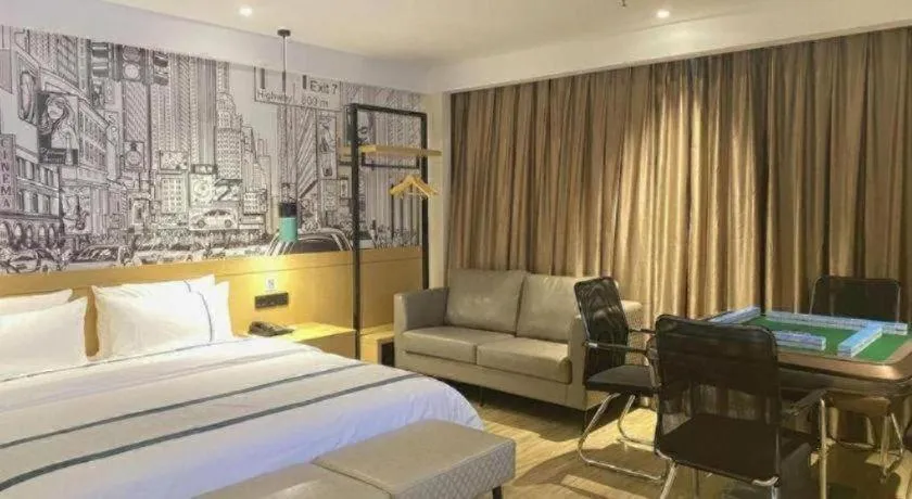 Bed in City Comfort Inn Nanning Kuaihuan Building Materials Market Yongwu Road Metro Station