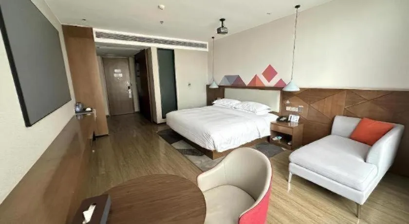 Bed in Borrman Hotel Baise High-speed Railway Station Hengning Plaza