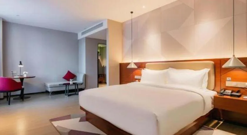 Bed in Borrman Hotel Xi'an North High-speed Railway Station